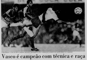 Campeonato Carioca De 1987 – Da festa na véspera ao vice para o Vasco