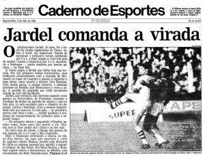 Aconteceu em 2 de maio – Com 3 gols de Jardel, Vasco vence de virada o Itaperuna por 4 a 2 pela Taça Rio de 1993