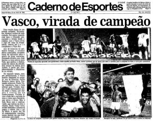 Vasco hoje (29/05/1977 & 29/05/1988) – Uma data, dois títulos