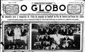 Vasco hoje (02/06/1929) – Camisas negras mostram a força do Vasco contra o campeão da cidade