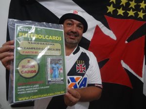 Artista vascaíno Christian Gama lança a coleção de cards do Vasco Bi-Campeão Carioca 2016