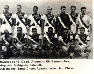 O Vasco hoje (17/06/1945) Nove jogos, nove vitórias e goleada de 5 no jogo do título