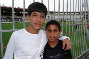 Blog resgata fotos de Luan com apenas 13 anos, no infantil do Vasco