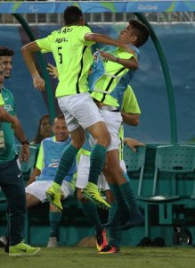 Com show de vascaínos, Brasil goleia Irlanda por 7 a 1 e se classifica para a semifinal do futebol 7 nos Jogos Paralímpicos