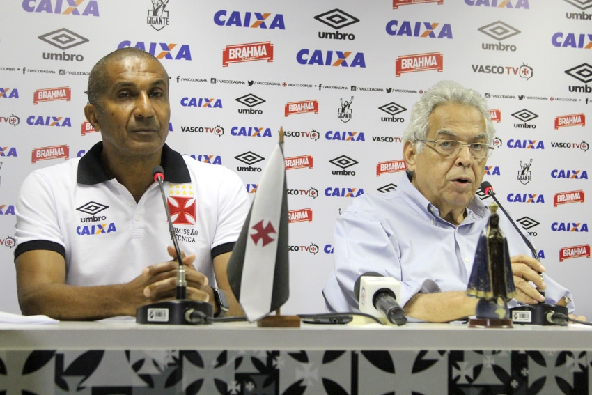 Presidente Eurico Miranda apresenta Cristóvão Borges na Colina