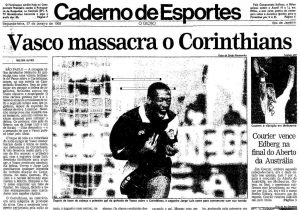 Há 25 anos, Vasco goleava o Corinthians em tarde de Bebeto e Edmundo