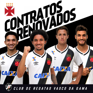 Vasco renova contrato com joias da base