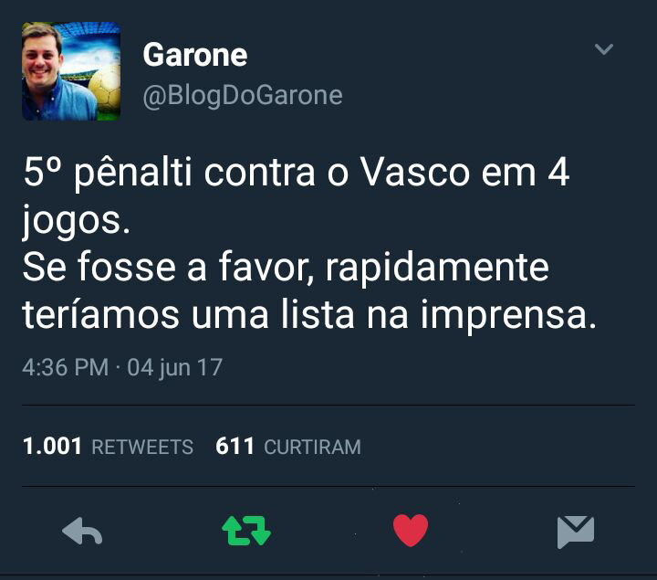 E se fossem a favor do Vasco?