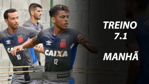 Domingo de treino físico para os jogadores do Vasco