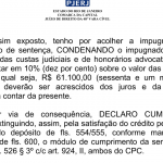 Dados sobre a inadimplência no acordo com o ex-atleta Edmundo