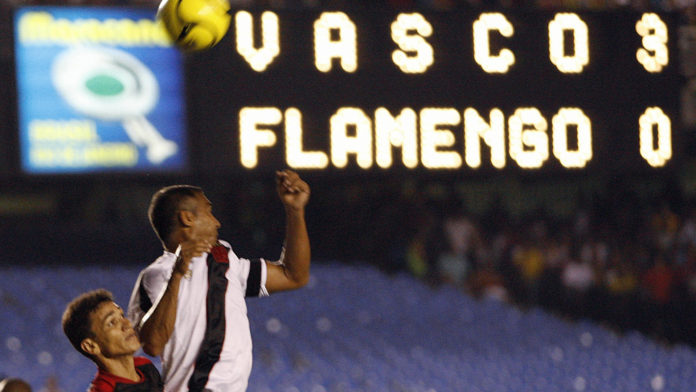 Vasco venceu Flamengo duas vezes por pelo menos 3 gols neste século