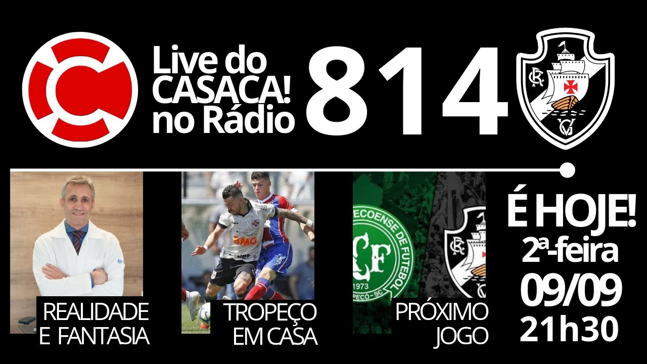 Live do CASACA! no Rádio #814 em 09/09/2019
