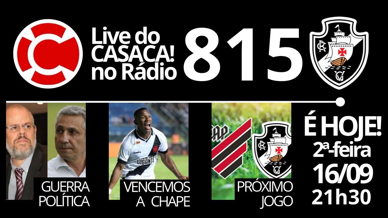 Live do CASACA no Rádio #815 em 16/09/2019