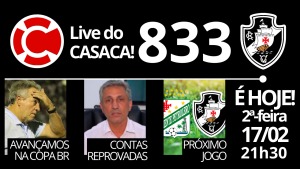 Live do CASACA! #833 em 17/02/2020