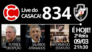 Live do CASACA! #834 em 09/03/2020