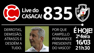 Live do CASACA! #835 em 16/03/2020