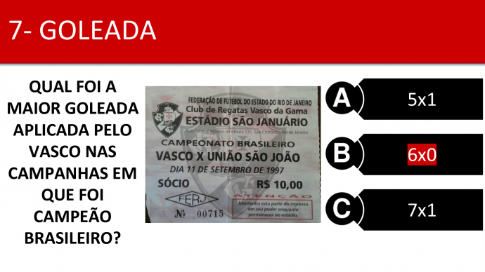 Quiz - CAMPEONATO BRASILEIRO 