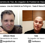 Live do CASACA no Instagram: YAN