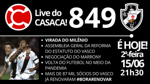 Live do CASACA #849 em 15/06/2020