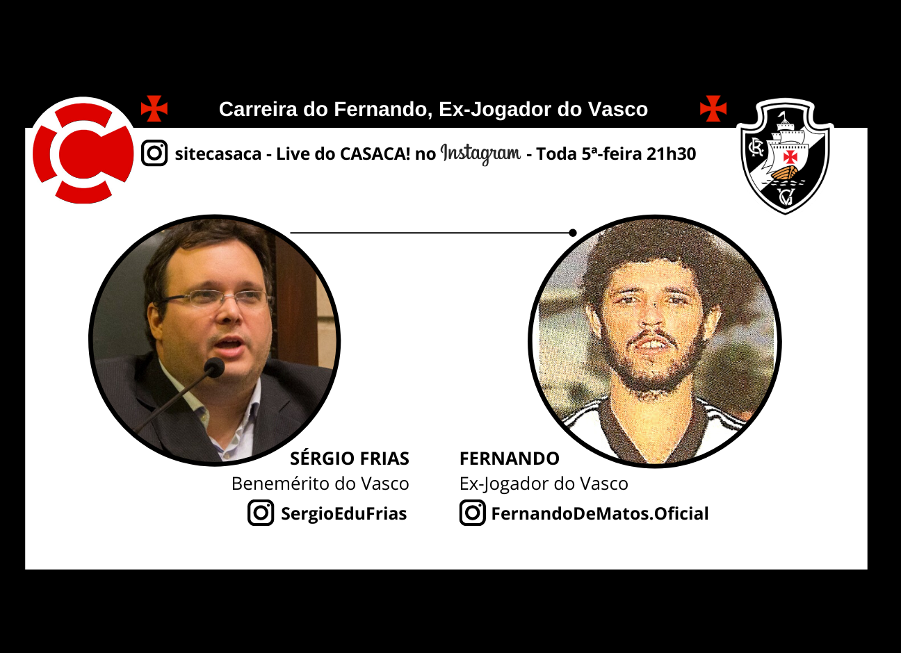 FERNANDO MATOS – Live do CASACA! no Instagram