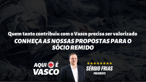 Sérgio Frias divulga propostas em benefício dos Sócios Remidos do Vasco