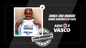 Grande Benemérita Edmea Lima Brandão apoia candidatura de Sérgio Frias