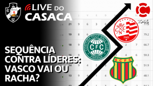 SEQUÊNCIA CONTRA LÍDERES: VASCO VAI OU RACHA? – Live do CASACA 1046