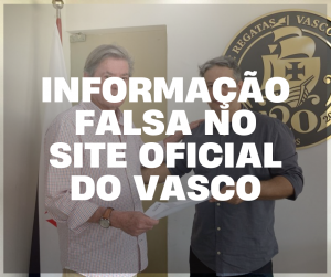 Não mintam para os vascaínos