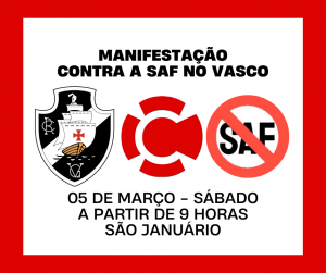 Casaca! estará presente na manifestação contra a SAF no Vasco