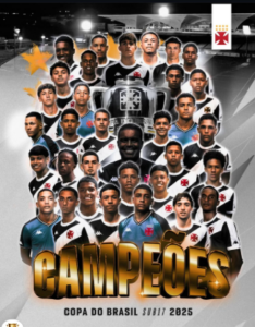Parabéns, Garotos do Vasco Sub-17! Campeões da Copa do Brasil e mostram caminho que a Diretoria precisa seguir