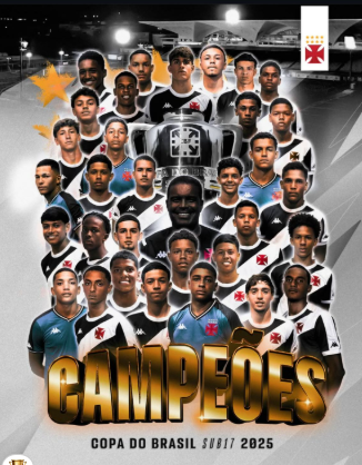 Parabéns, Garotos do Vasco Sub-17! Campeões da Copa do Brasil e mostram caminho que a Diretoria precisa seguir