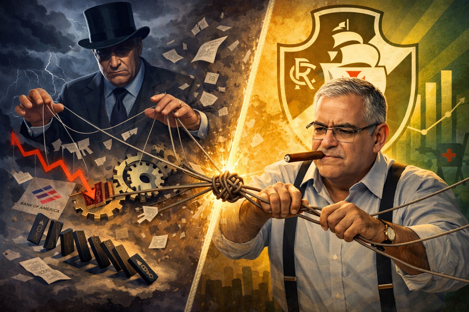 Elucidações sobre Vasco, Nations Bank, Projeto Olímpico, inadimplência, narrativas, fatos e a atualidade